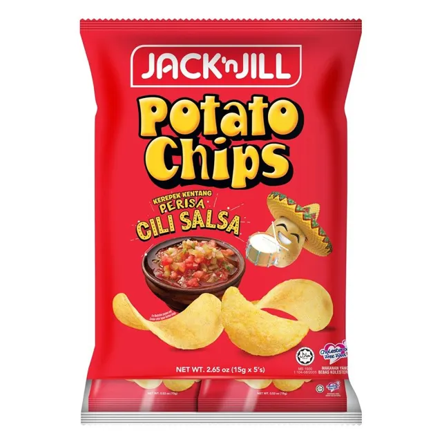 Jnj P.chips Salsa Chili Fp 5×15g