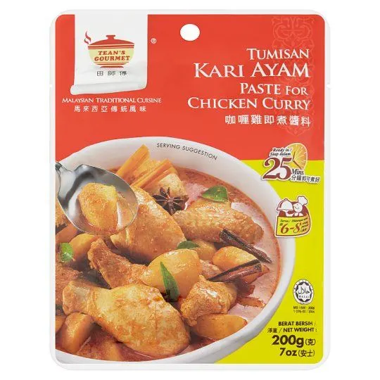 Teans Gourmet Chicken Curry Paste 200g