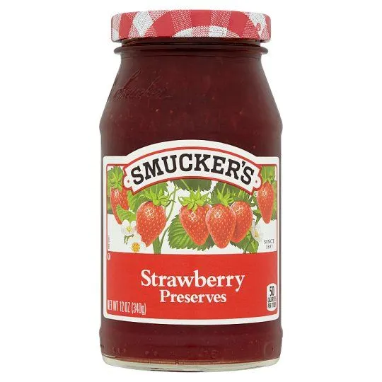 Smuckers Regular Jam Strawberry 340g