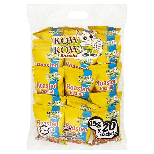 Kow Kow Snacks Roasted Peanut 15gx20