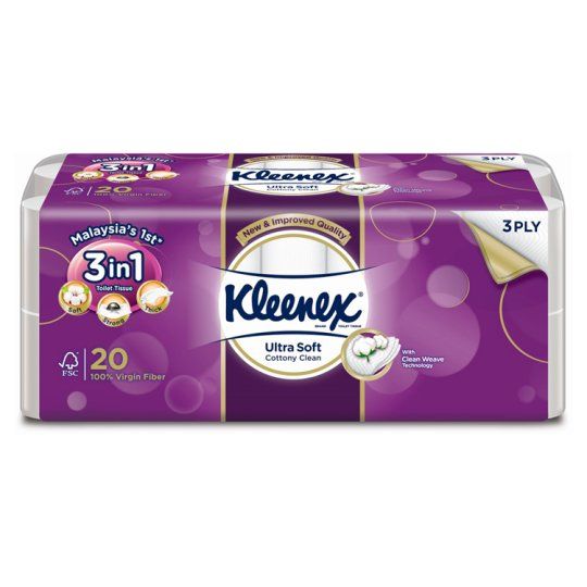 Kleenex Bt U/soft Regular 3ply 20rx200s