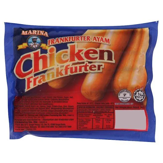 Marina Chicken Sausage Plain 300g