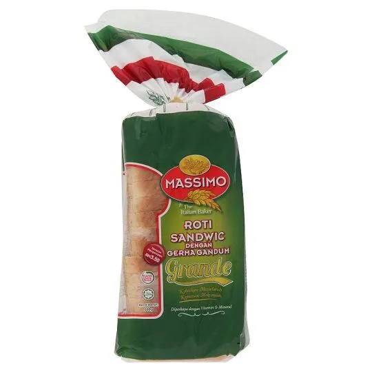 Massimo Sandwich Loaf W Wheat Germ 600g