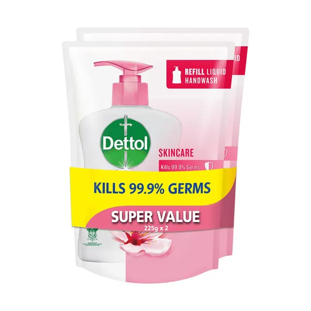 Dettol Hw Skincare Refill 225mlx2