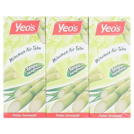 Yeos Sugar Cane 250ml x 6