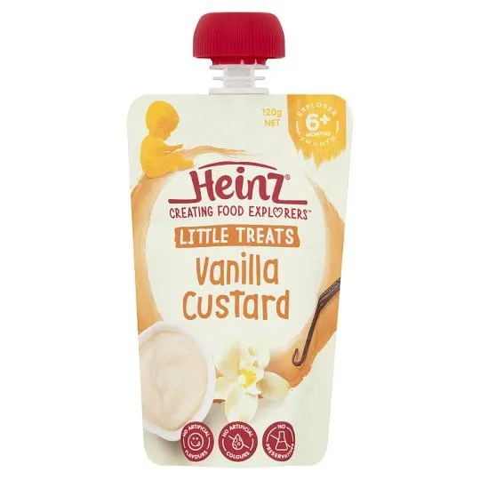 Heinz Simply 6m Vanila Custard 120g