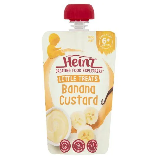 Heinz Simply 6m Banana Custard 120g