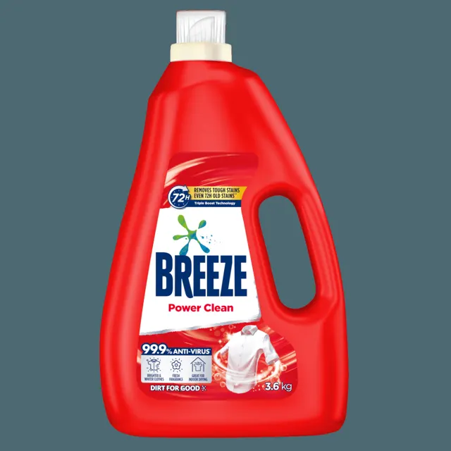 Breeze Deterg Liq, 3.6kg, P/cln