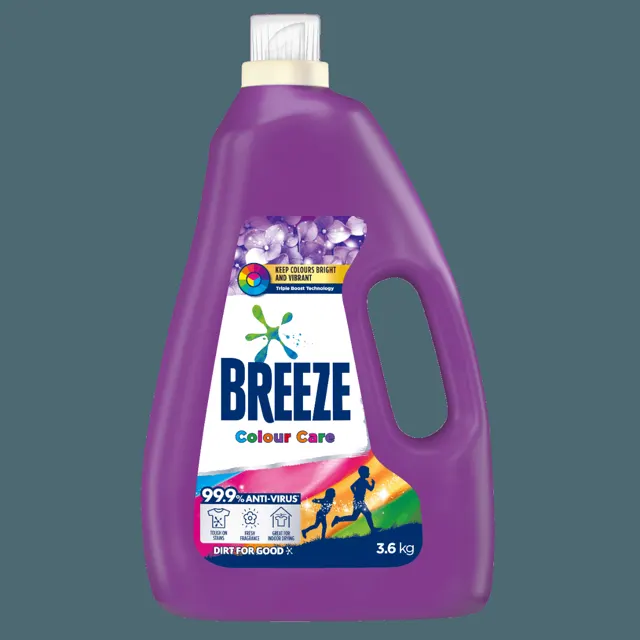 Breeze Deterg Liq, 3.6kg, C/care