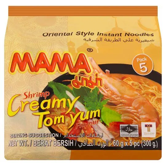 Mama Instant Ndl Shrimp Tyam 5×60g