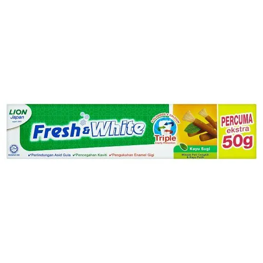 Fresh+white Tp Kayu Sugi 225g FOC 50g