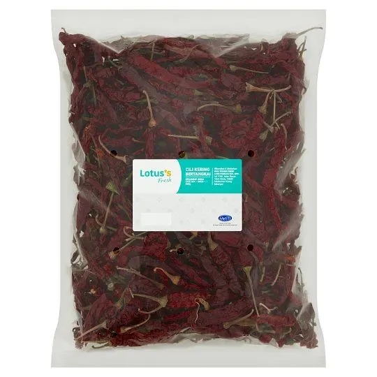 Lotuss Cili Kering Bertangkai 500 G