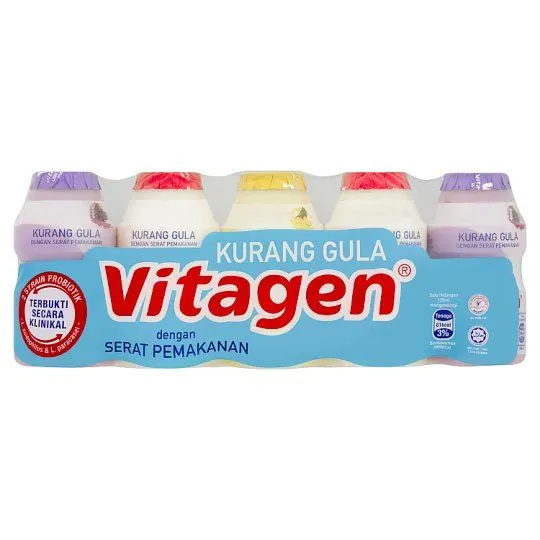 Vitagen Less Sugar Assort 5×125ml