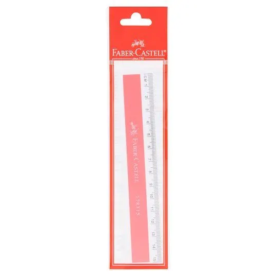 Fc Plastic Ruler 15cm 1PC