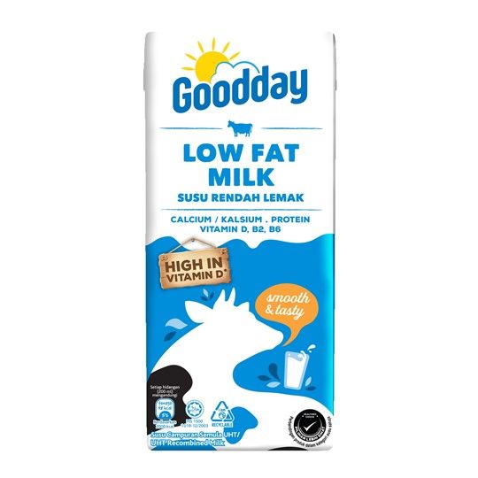 Goodday UHT Milk Low Fat 1L