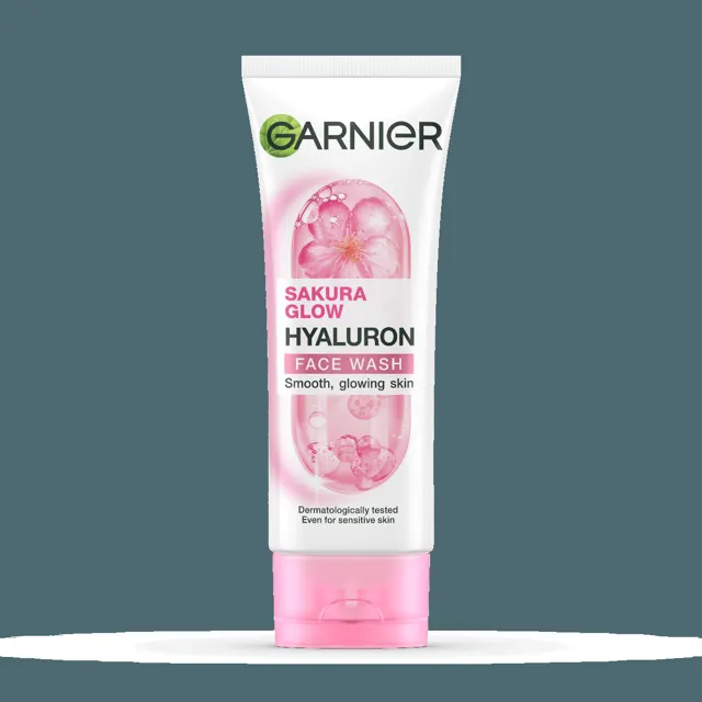 Garnier Sakuraglow Hyaluron F/wash 100ml
