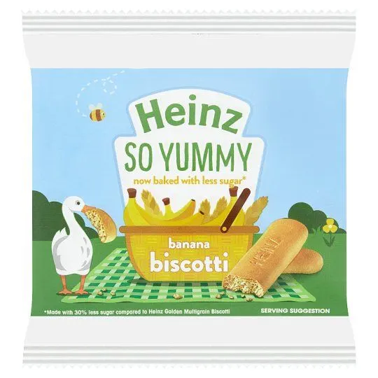Heinz Banana Biscotti Snack (7 months above) 60g