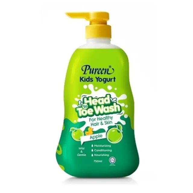 Pureen Kids Htt Wash 750ml Yogurt Rberry