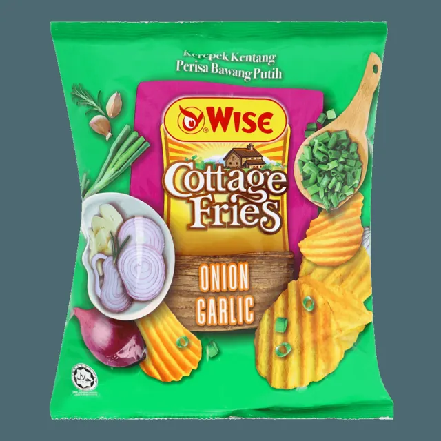 Wise Cottage Fries Onion Garlic 60g