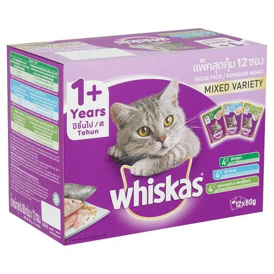 Whiskas M.pack 80g (o/f Ta+ta + Wf
