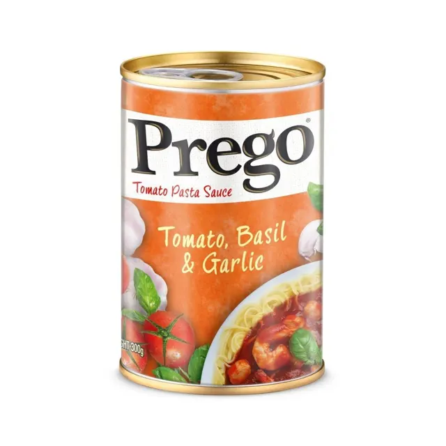 Prego Tomato, Basil and Garlic Pasta Sauce 300g