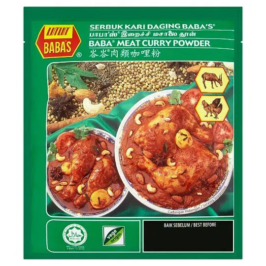 Babas Meat Curry Powder (Serbuk Kari Daging) 250g
