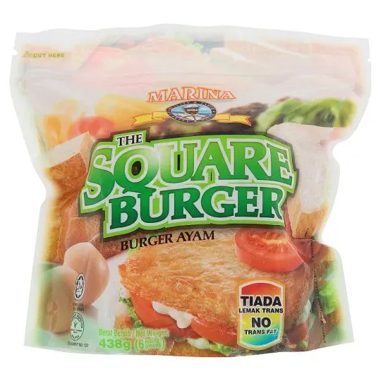 Marina Square Chicken Burger 6S 438g