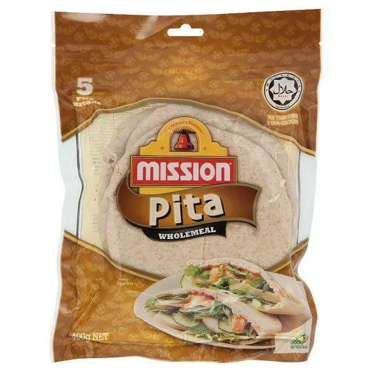 Mission Wholemeal Pita 5 x 400g