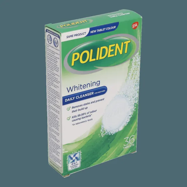 Polident Daily Cleanser Whitening 36S