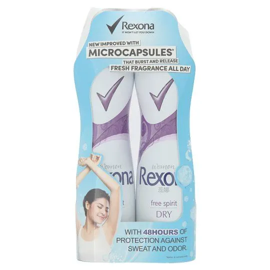 Rexona (w) Deo Spr Free Spirit 2×135ml