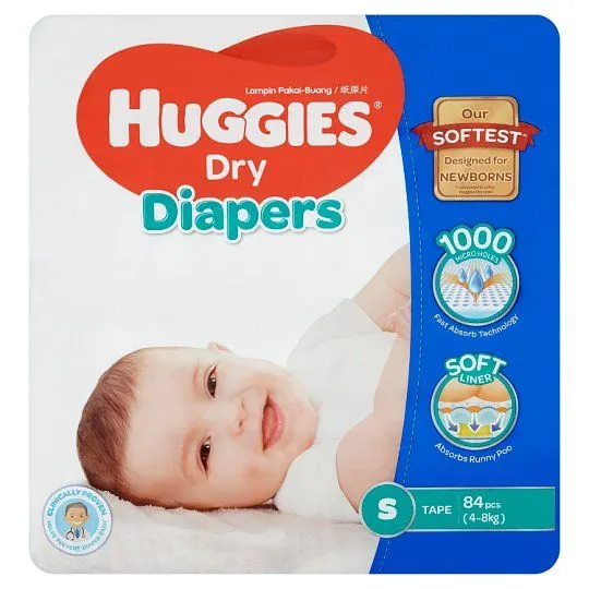 Huggies Drytape Sjp S 80S