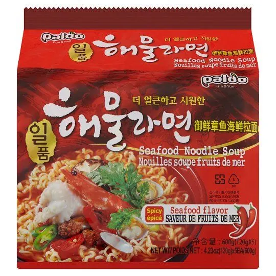Paldo Hot & Spicy Hwa Ramyun 120g x 5