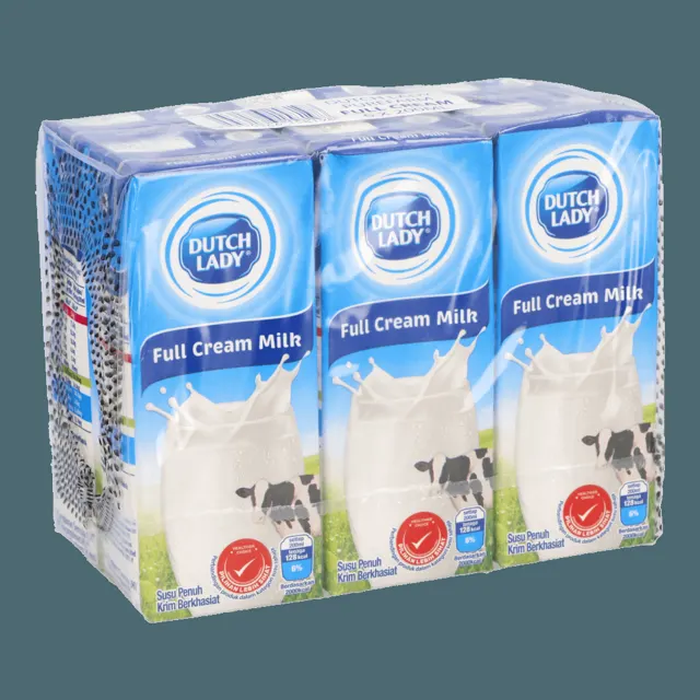 Dutch Lady Full Cream Milk 6×200ml