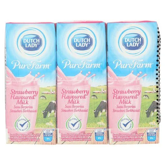 D/lady UHT Milk Strawberry 200mlx6