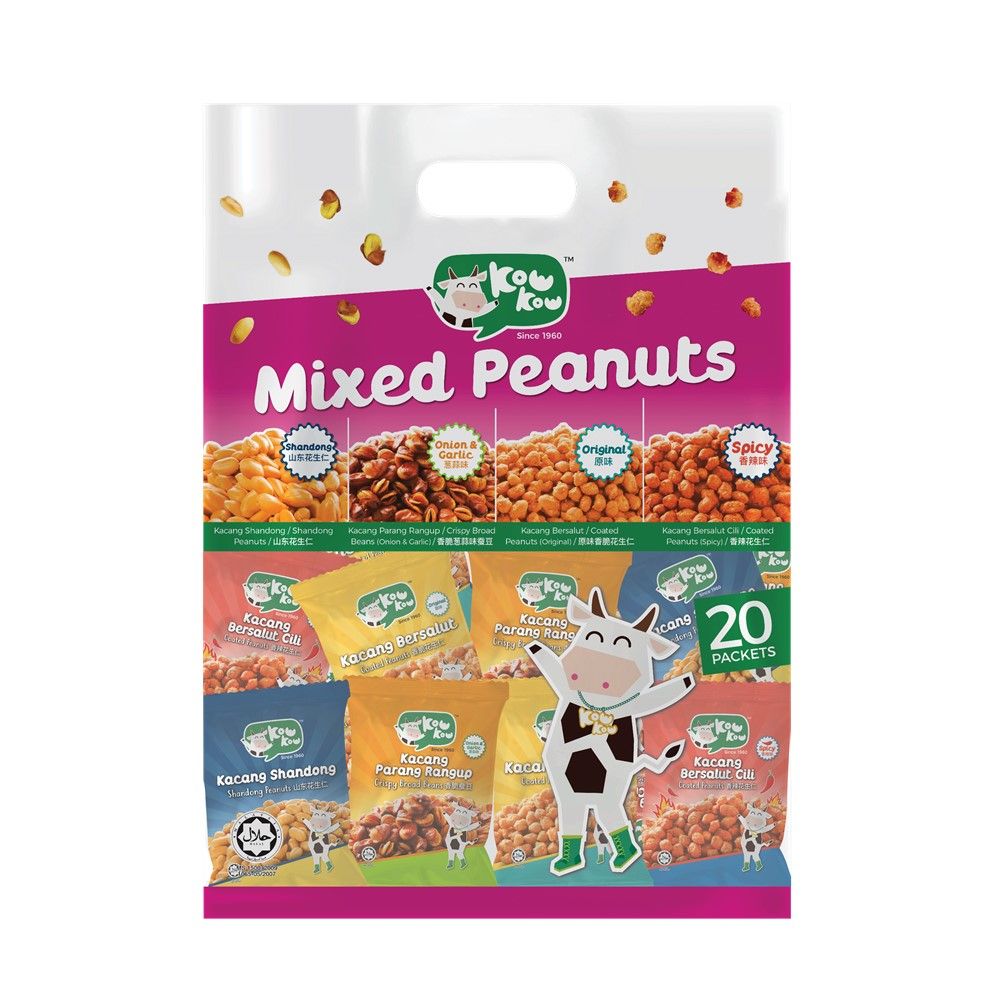 Kow Kow Asst Peanut 15gx20