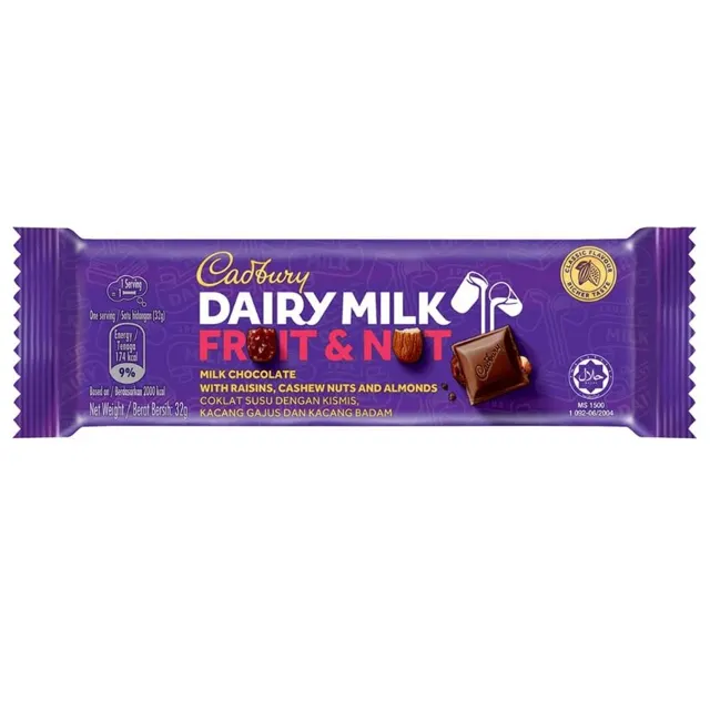 Cadbury Chunky Fruit+nut 32g