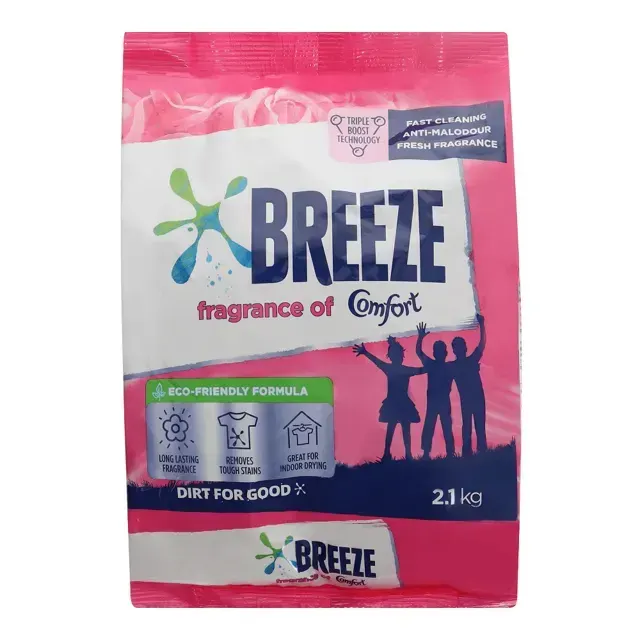 Breeze Deterg Pwd, 2kg, Frg Comft