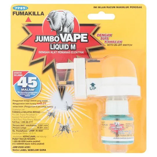 Fumakilla Jumbo Vape Liquid Combo 45n