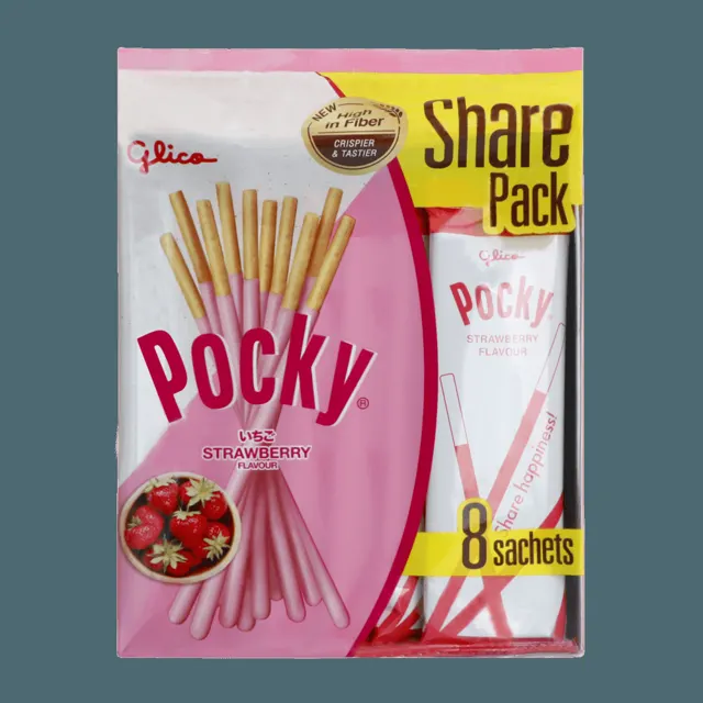 Pocky Family Pack Strawberry 140g