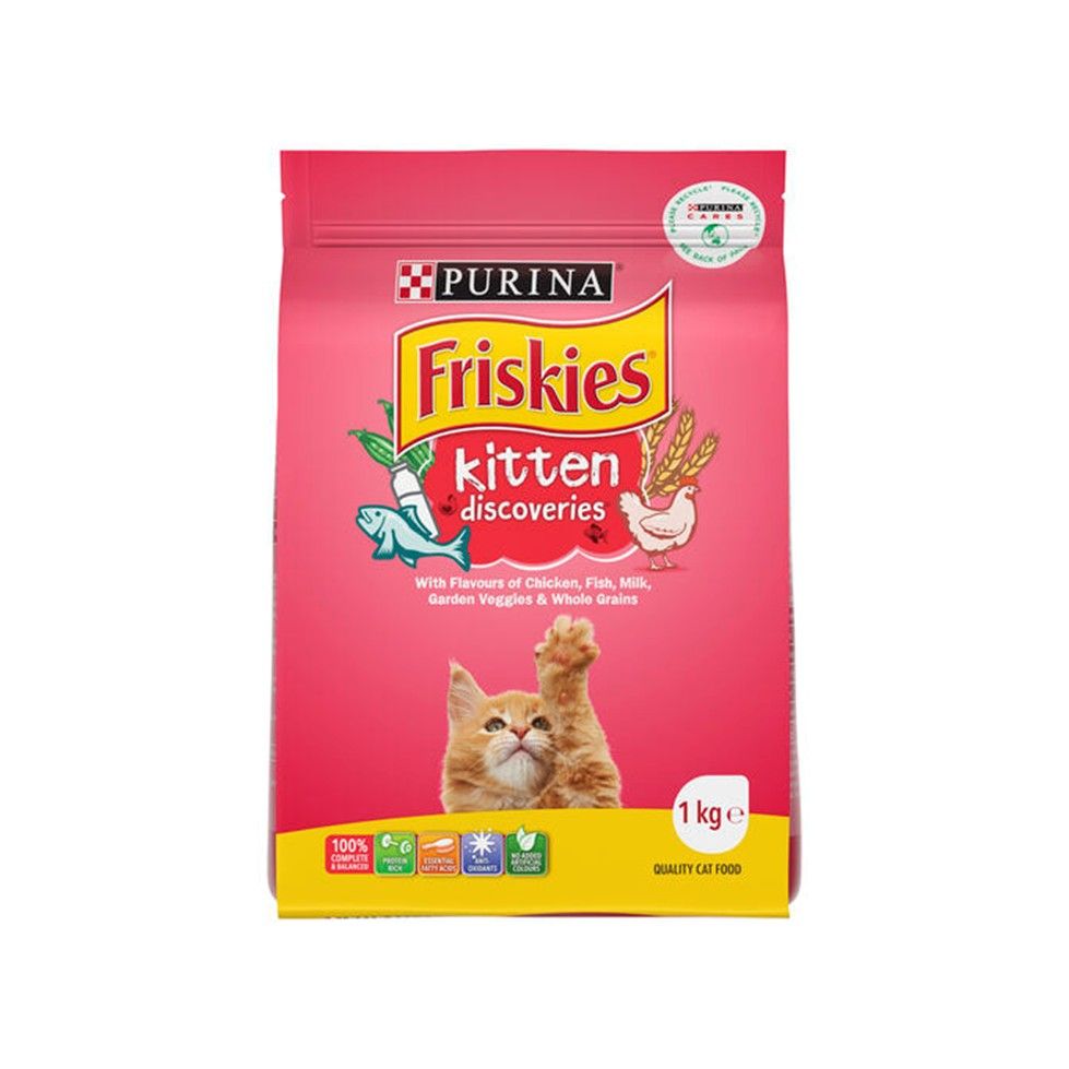 Friskies Kitten 1kg FOC Friskies Gravy-Licious 70g