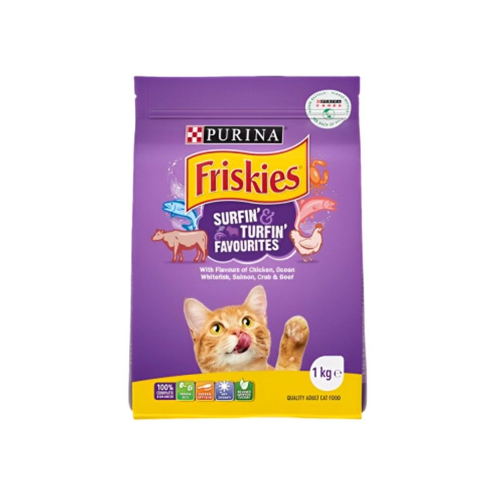 Friskies Surfin + Turfin 1kg