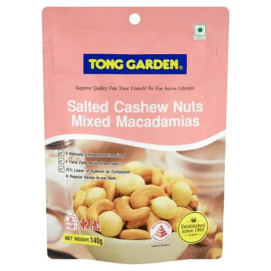 Tg Cashew Nut Mixed Macadamia Salted140g