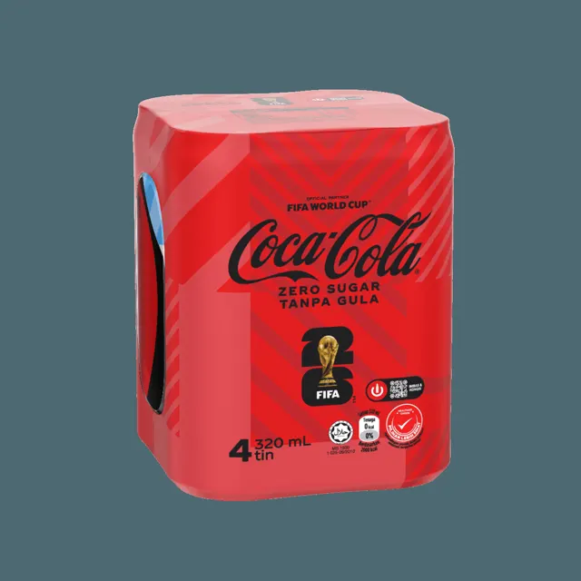 Coca Cola Zero Sugar 4S 320ml