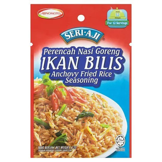 S.aji Nasi Goreng Ikan Bilis 72g