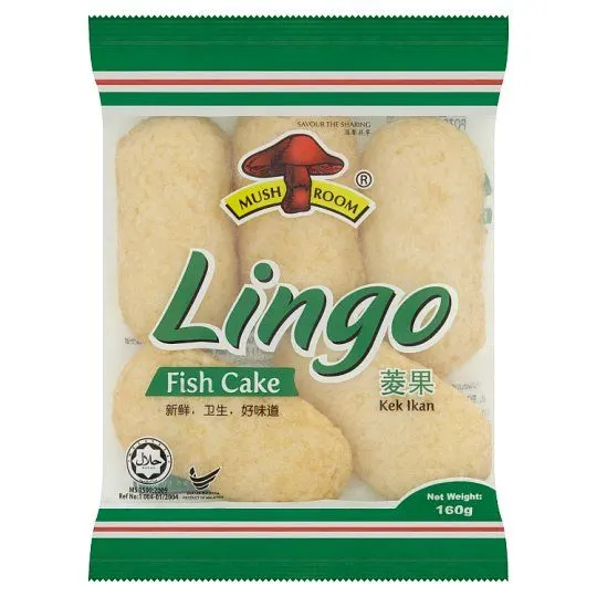 Mushroom Brand Lingo Fish Cake 160g/pkt