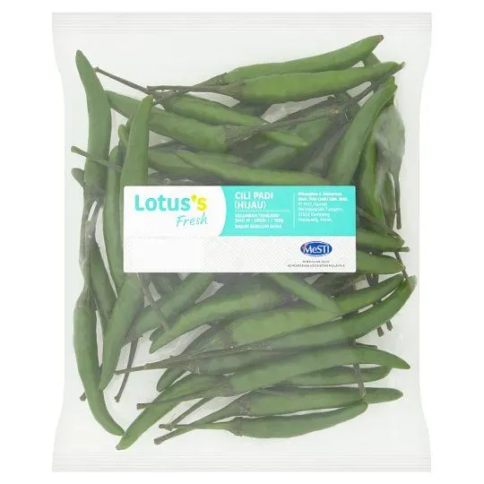 Lotuss Cili Padi Hijau 100g
