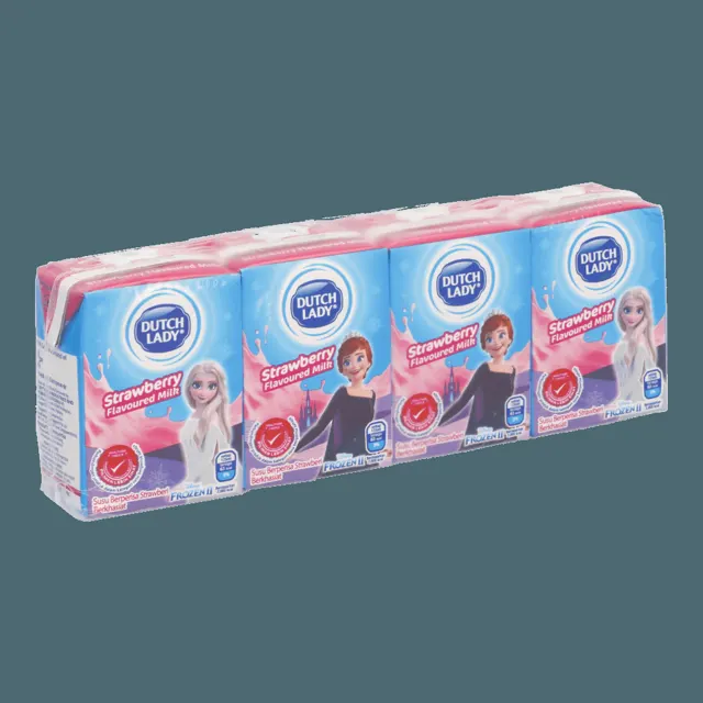 Dl UHT Milky Frozen Strawberry 125mlx4