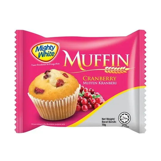 Mighty White Muffin-Blueberry