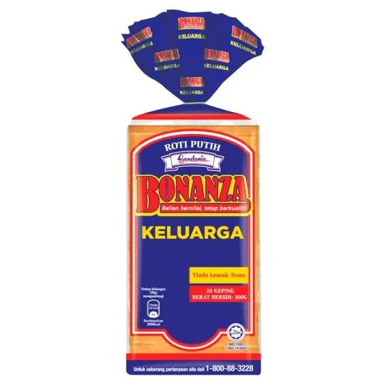Gardenia Bonanza White Sandwich Bread 20 Slices 500g