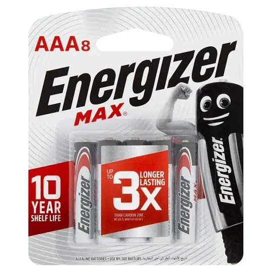 Energizer Alk Max Bat E92bp8m 8aaa
